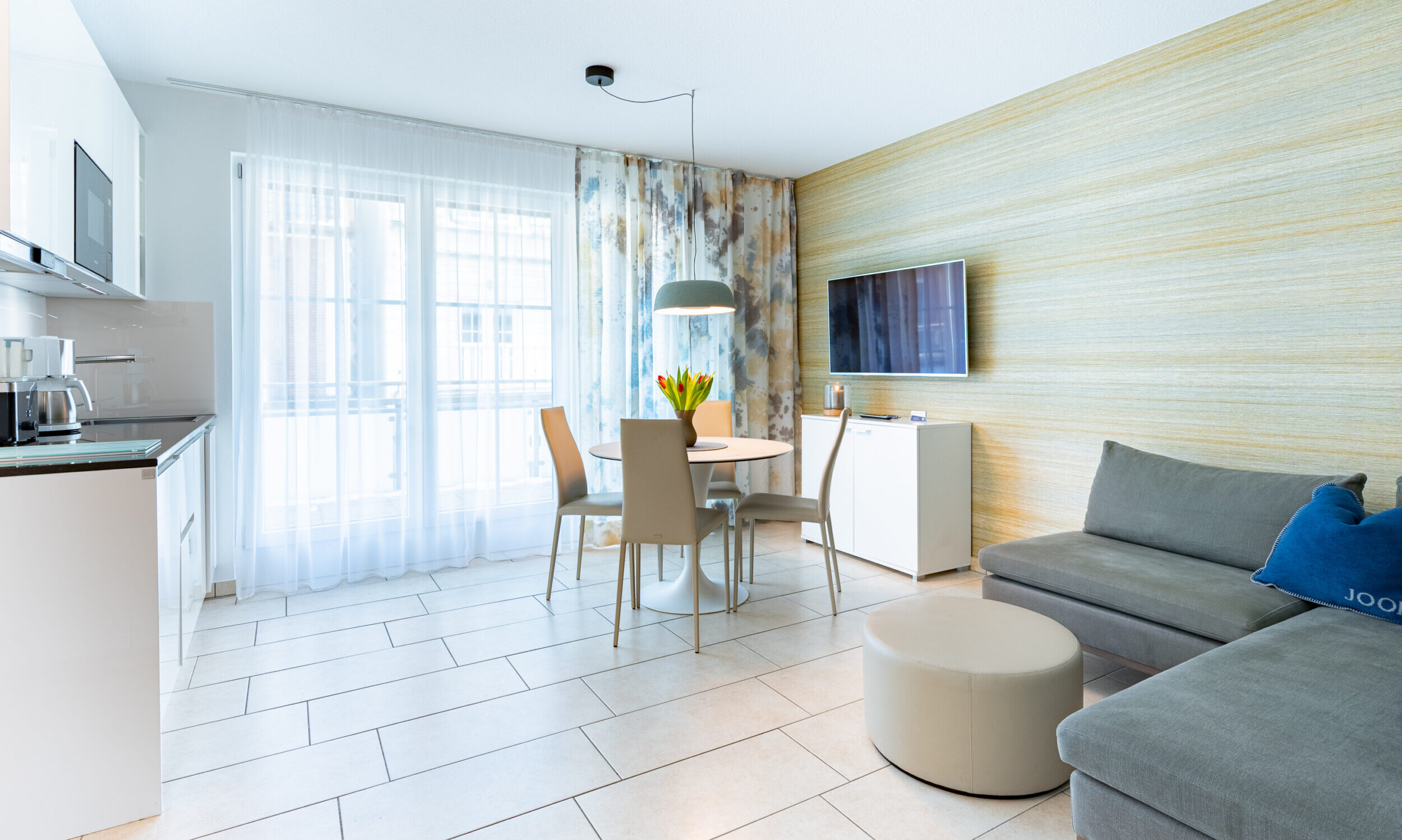 Professionell fotografierte Ferienwohnung auf Norderney für das Inserat der Vermietagentur